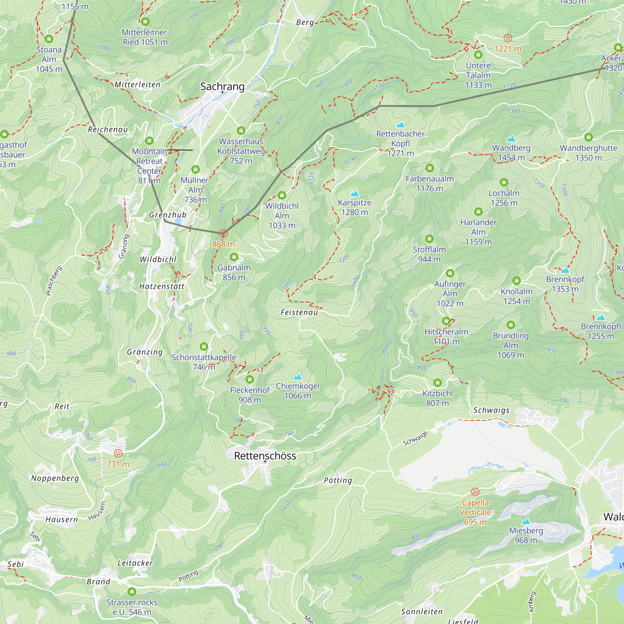 Gasthaus Zur schönen Aussicht map