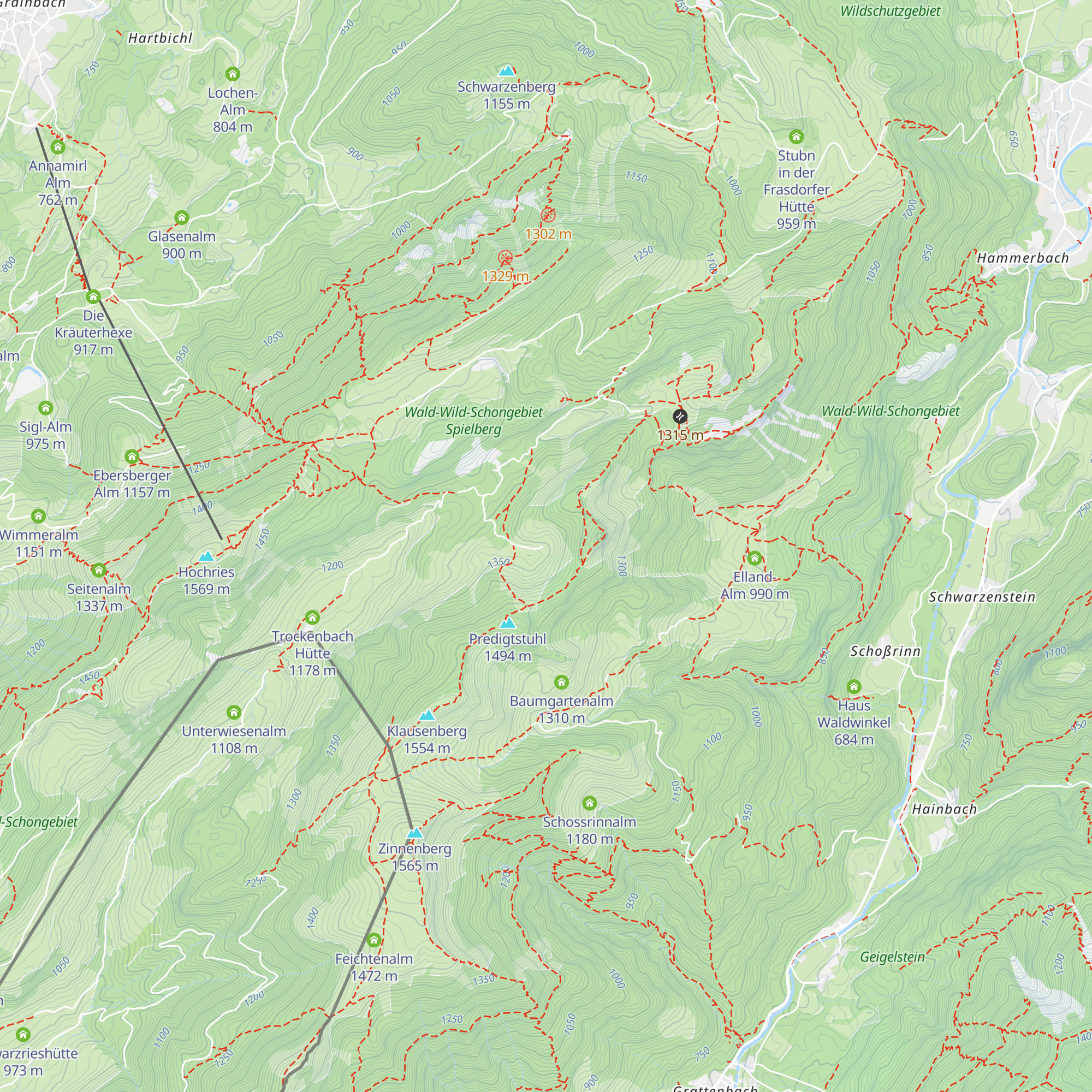 Jaklkaser map