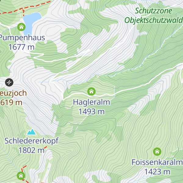 Map of Hagleralm