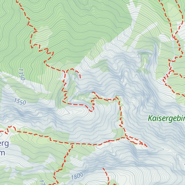 Map of Unteres Gamskarköpfl