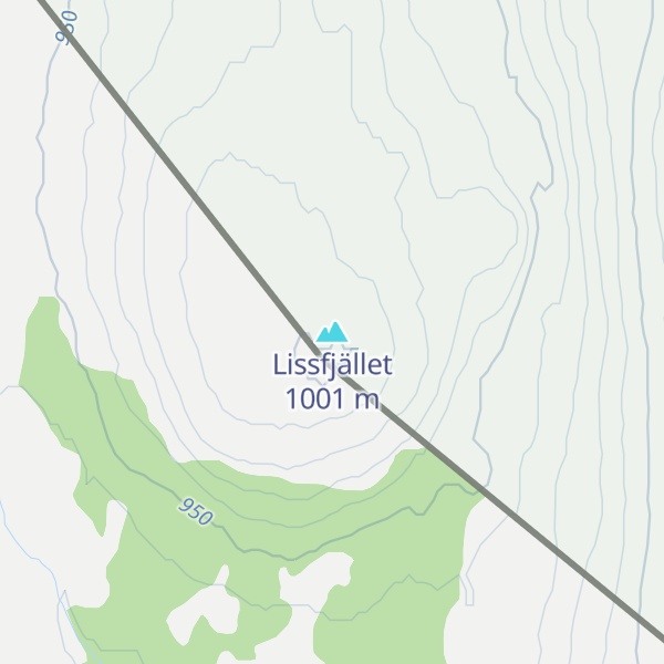Map of Lissfjället