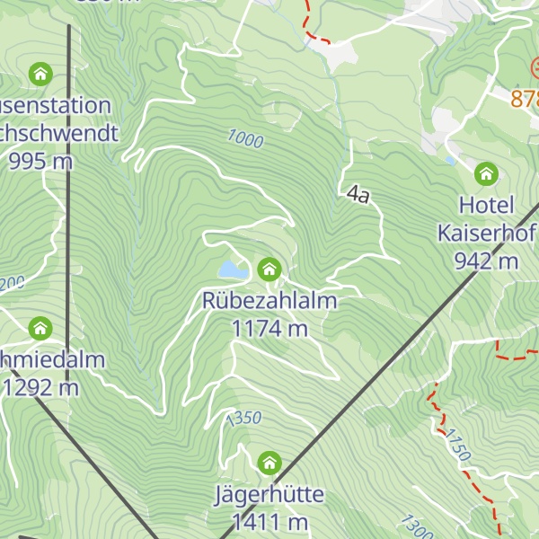 Map of Rübezahlalm