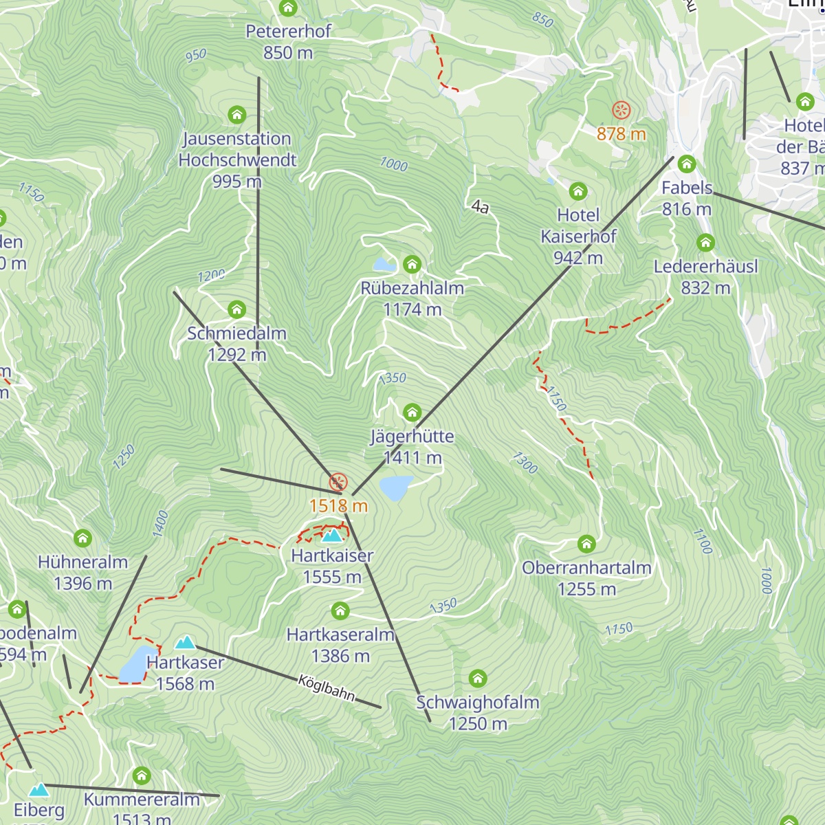 Jägerhütte map