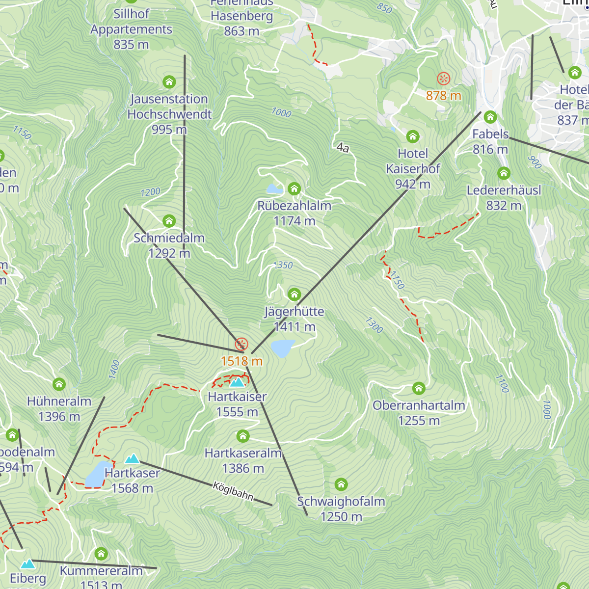 Jägerhütte map