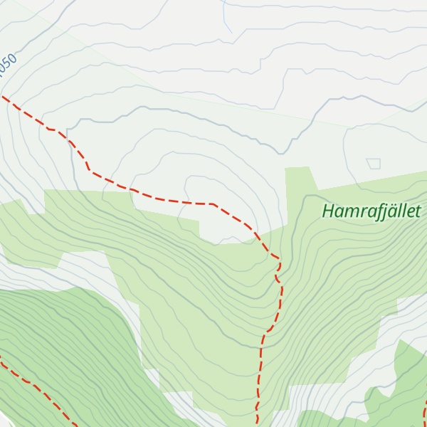 Map of Hamrafjället