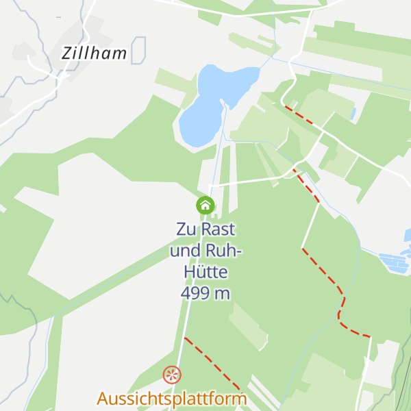 Map of Zu Rast und Ruh-Hütte