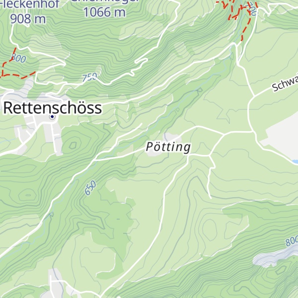 Map of Hupfen