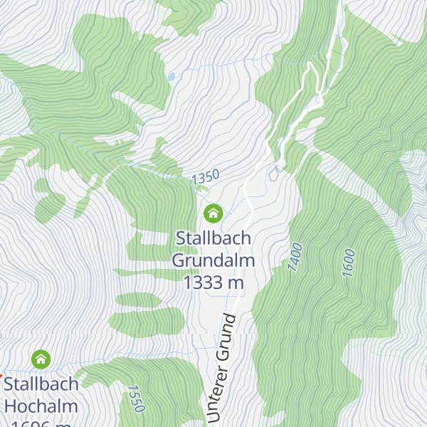 Map of Stallbach Grundalm
