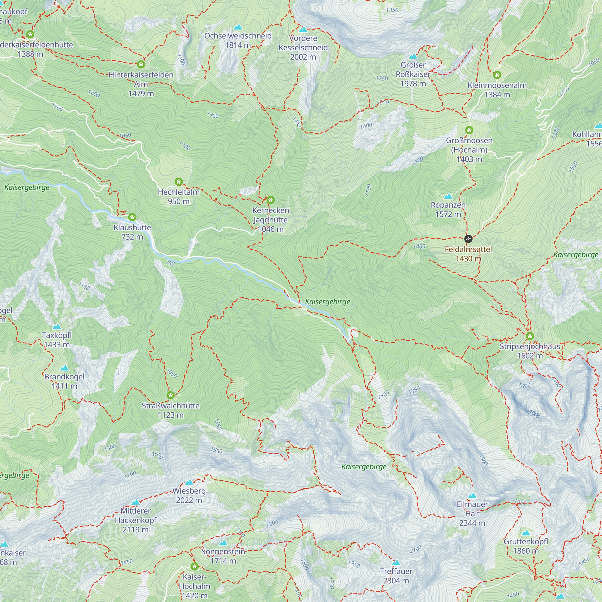 Bergführerhüttl map