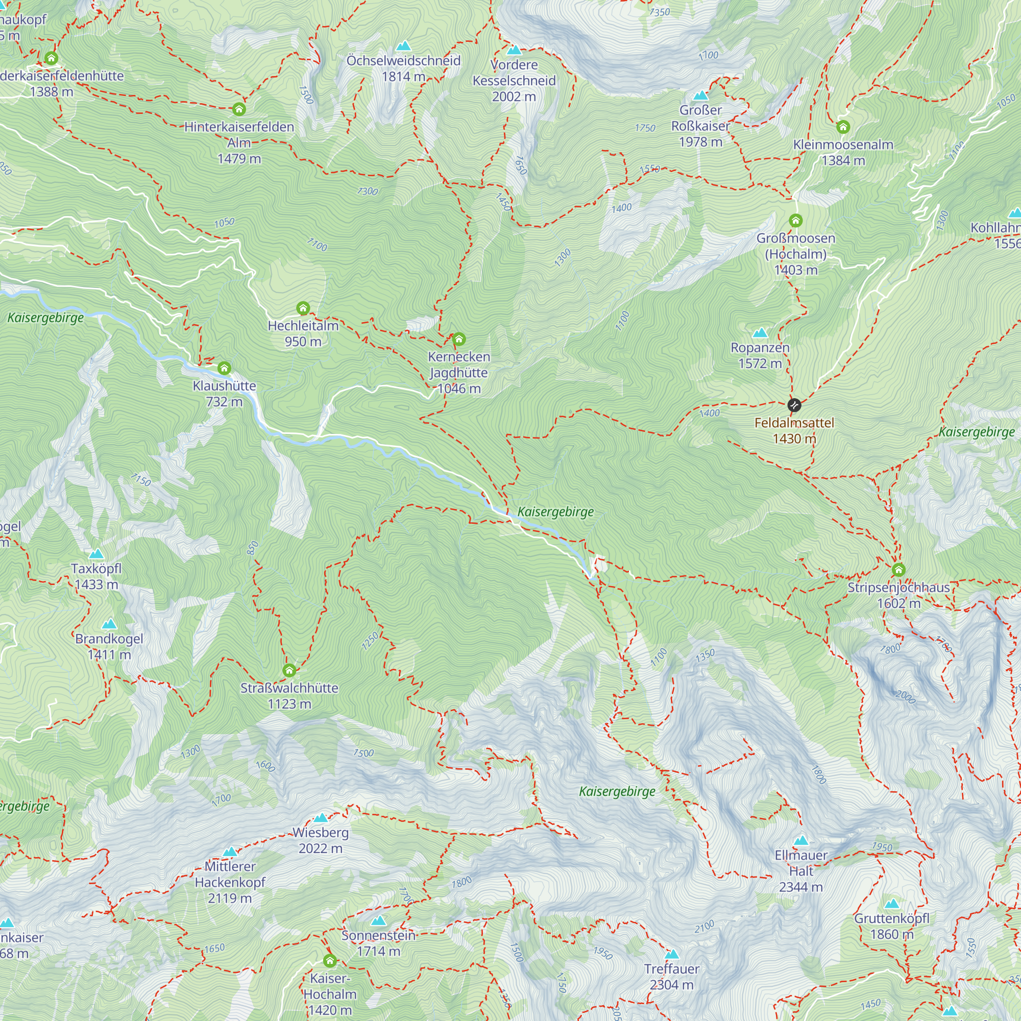 Bergführerhüttl map