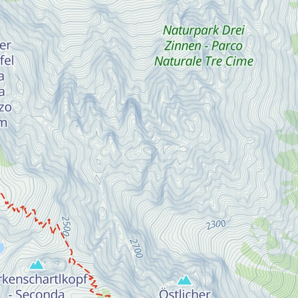 Map of Haunold