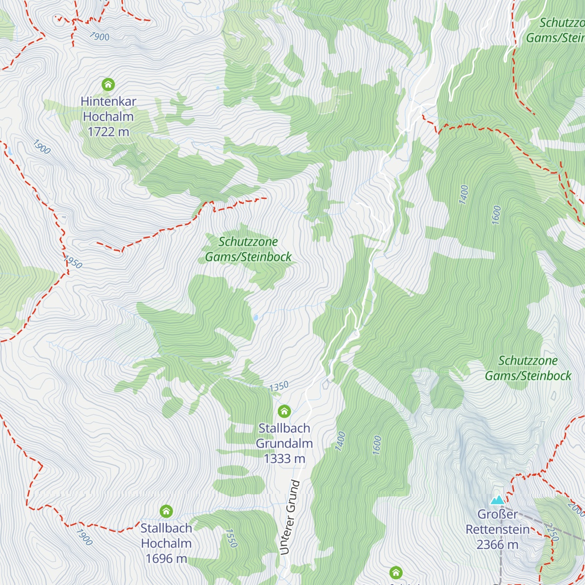 Angereralm map