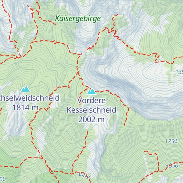 Map of Vordere Kesselschneid