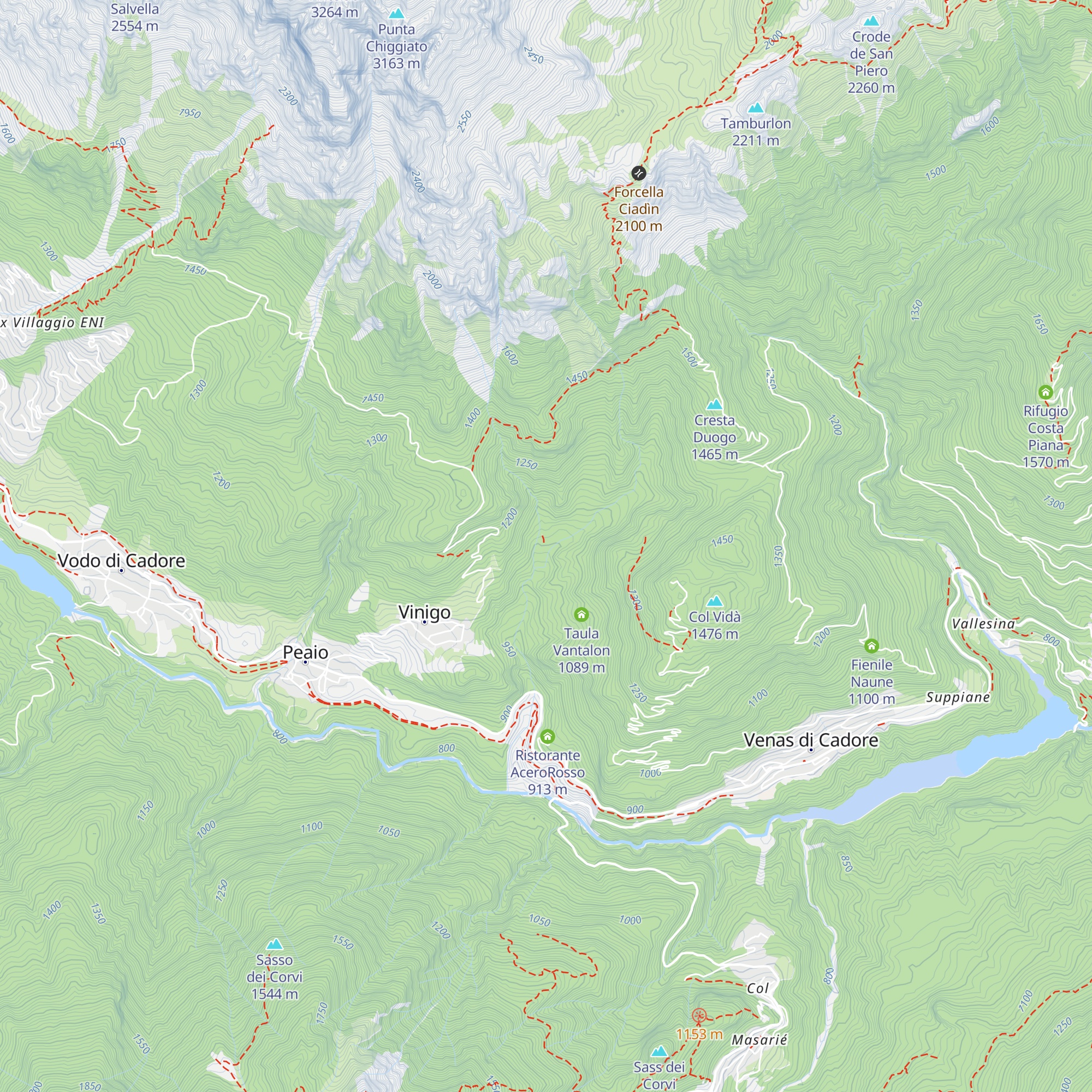 Molìn de Rugnàn map