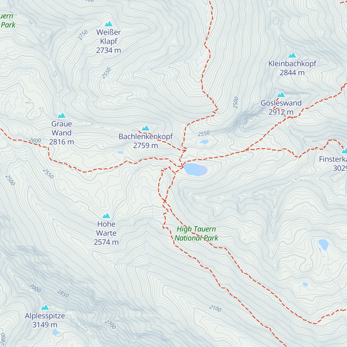 Neue Reichenberger Hütte map