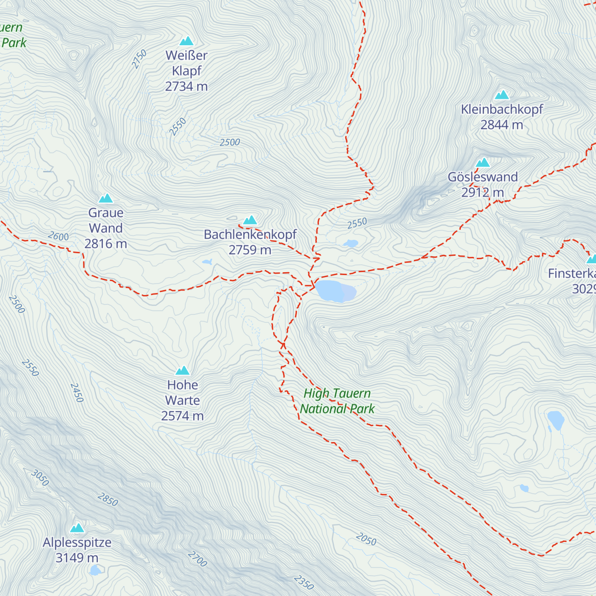 Neue Reichenberger Hütte map
