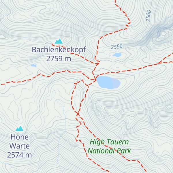 Map of Neue Reichenberger Hütte