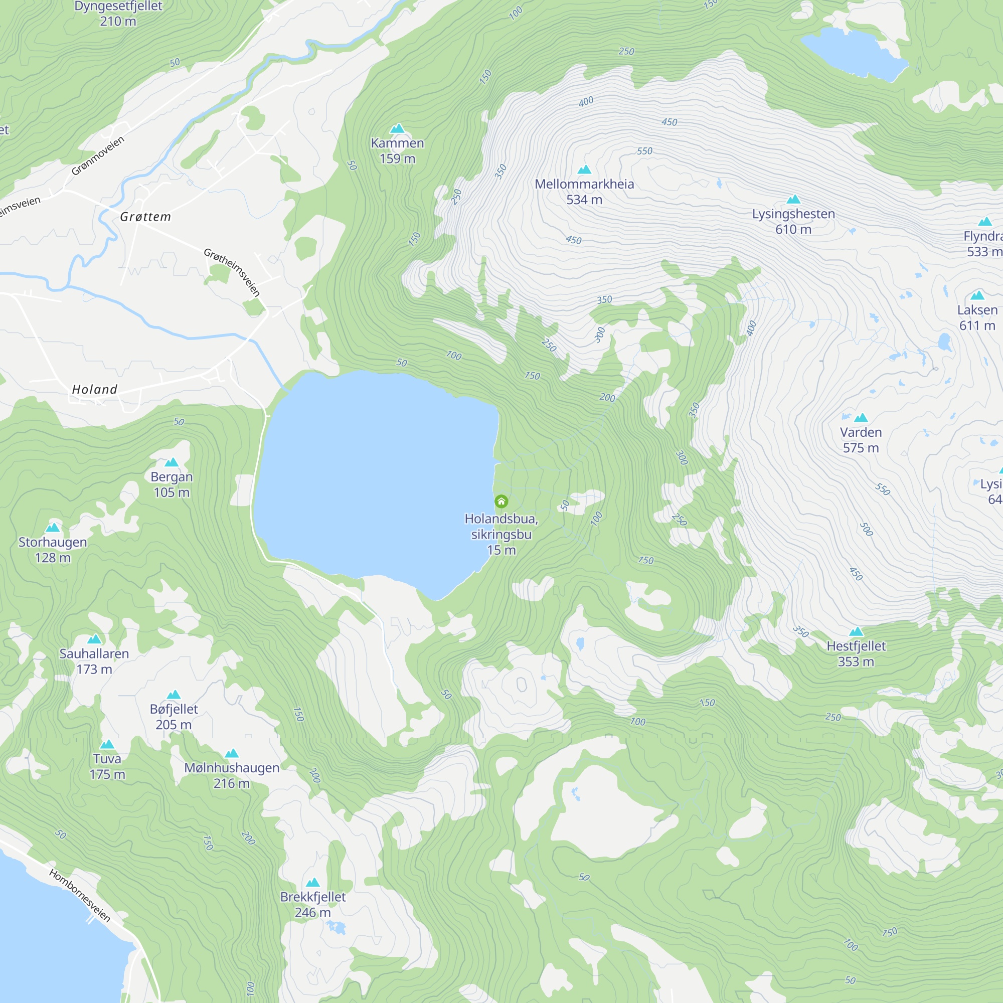 Holandsbua, sikringsbu map