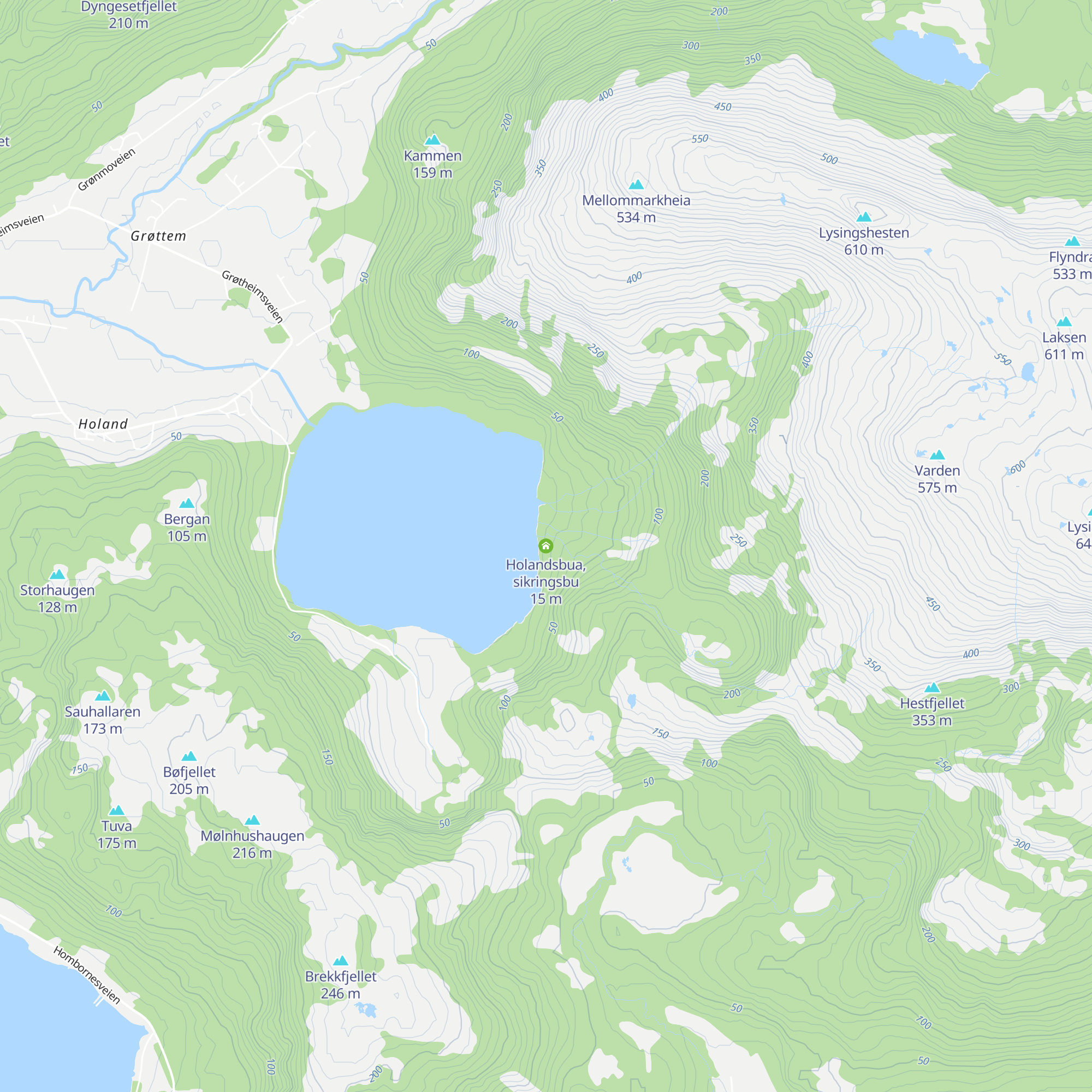 Holandsbua, sikringsbu map