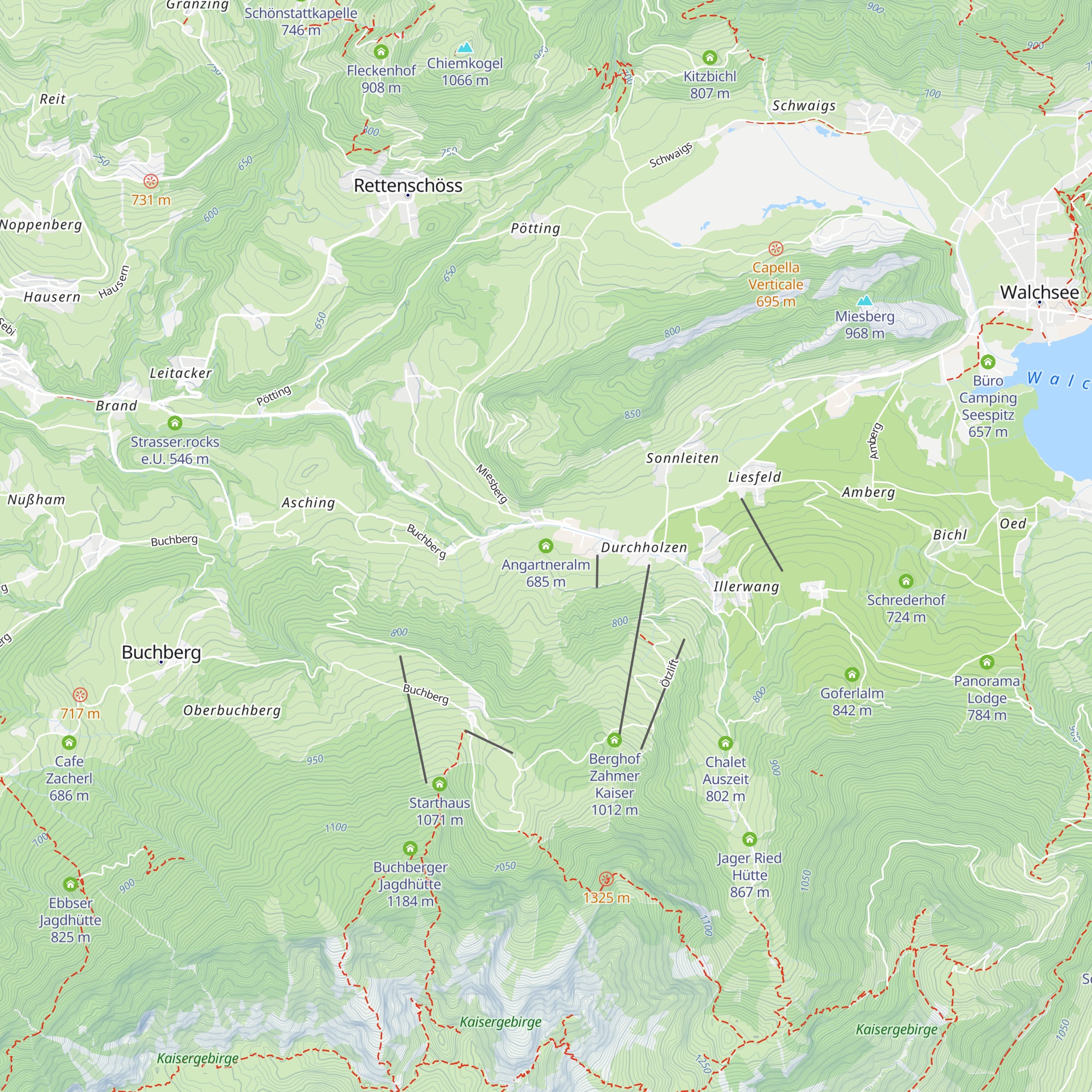 Angartneralm map