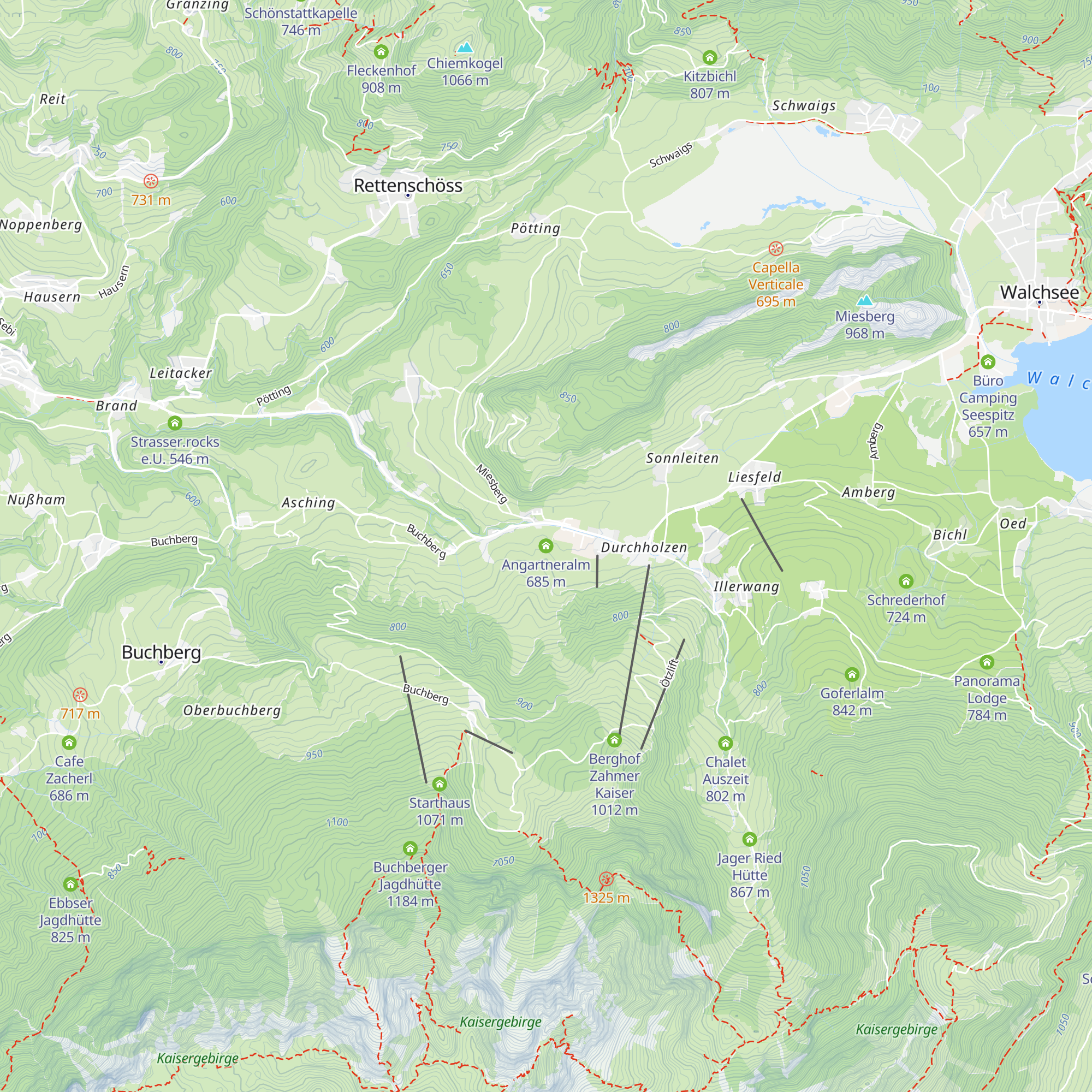 Angartneralm map