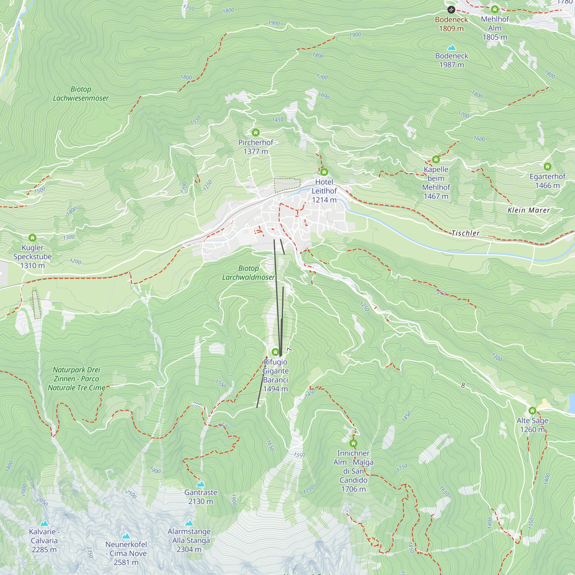 Jora Mountain Dining map