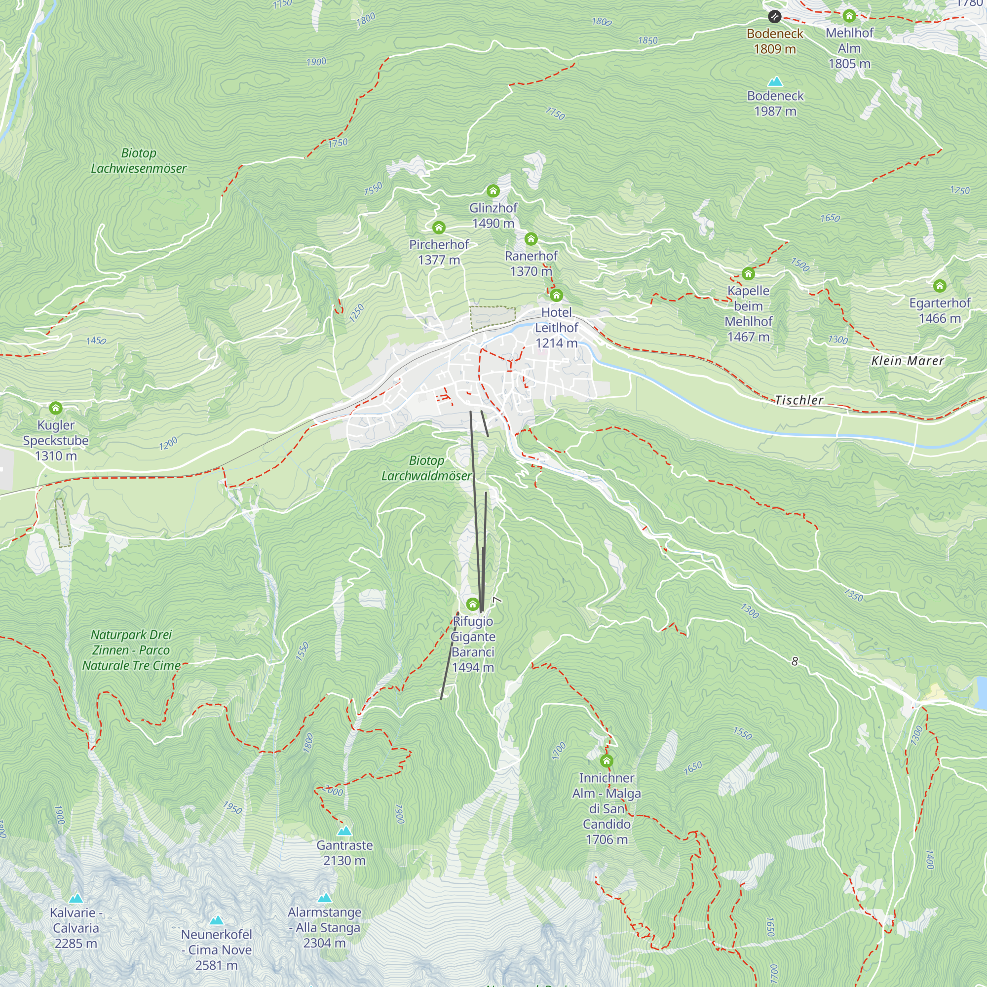Jora Mountain Dining map