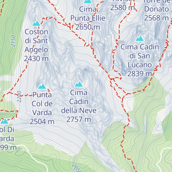 Map of Maraia Cima Alta