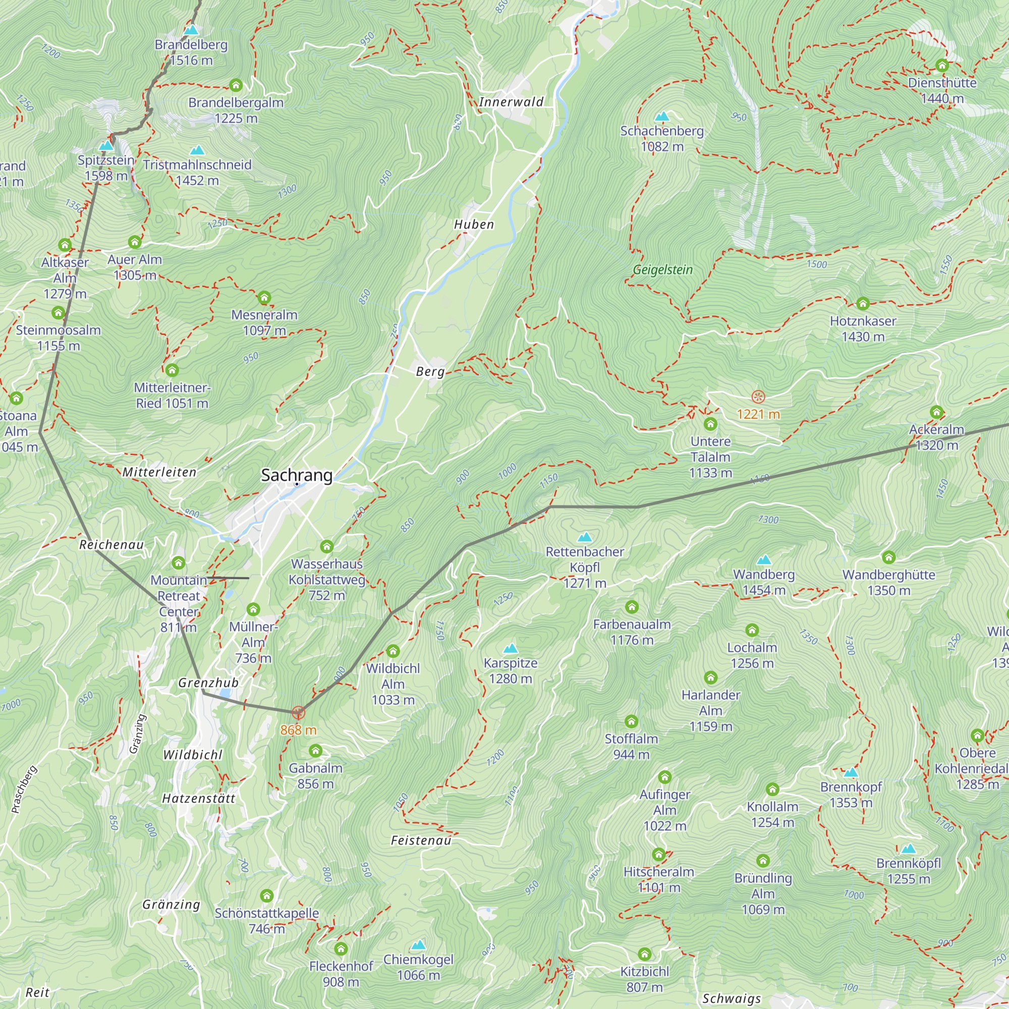 Wirtsalm (aufgelassen) map