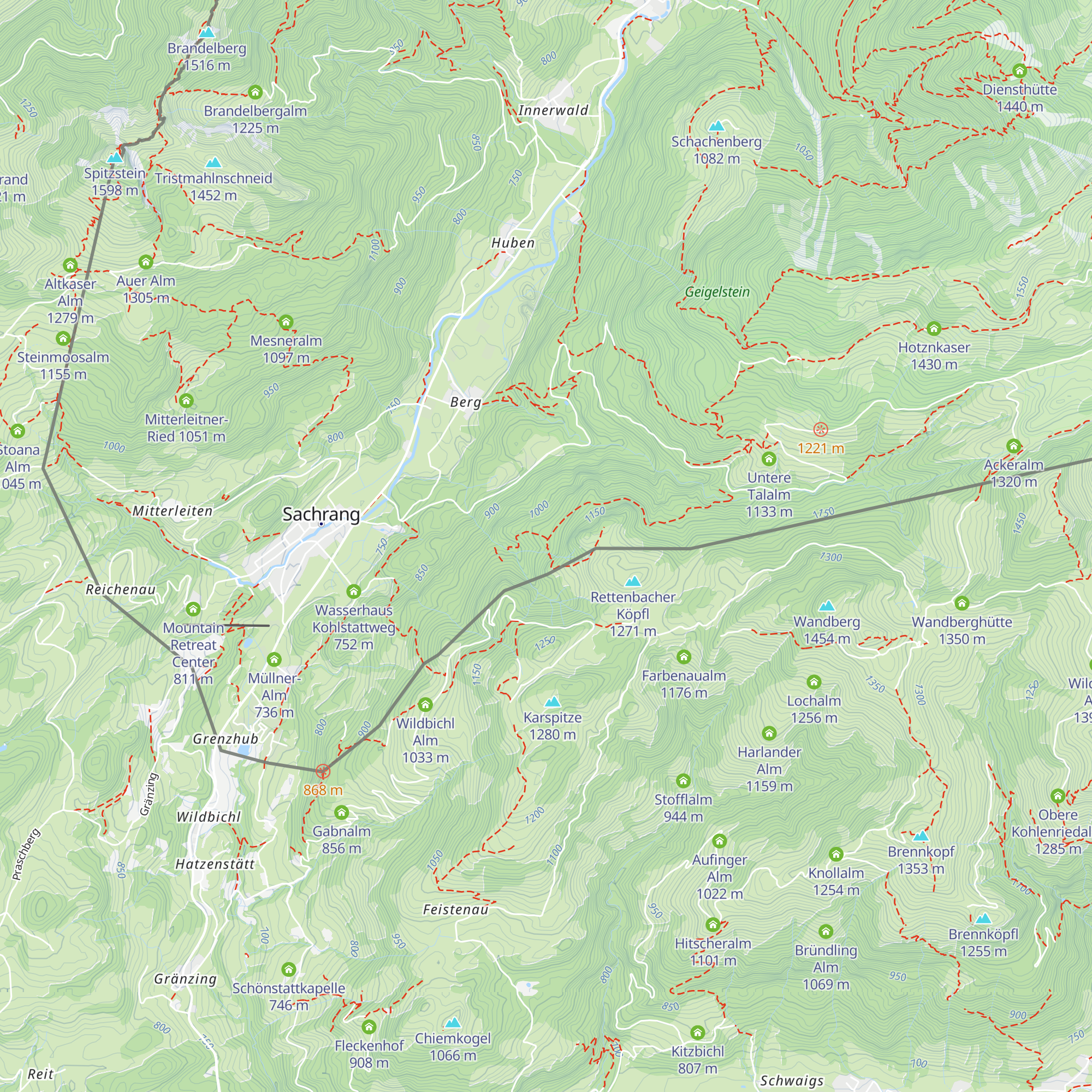 Wirtsalm (aufgelassen) map