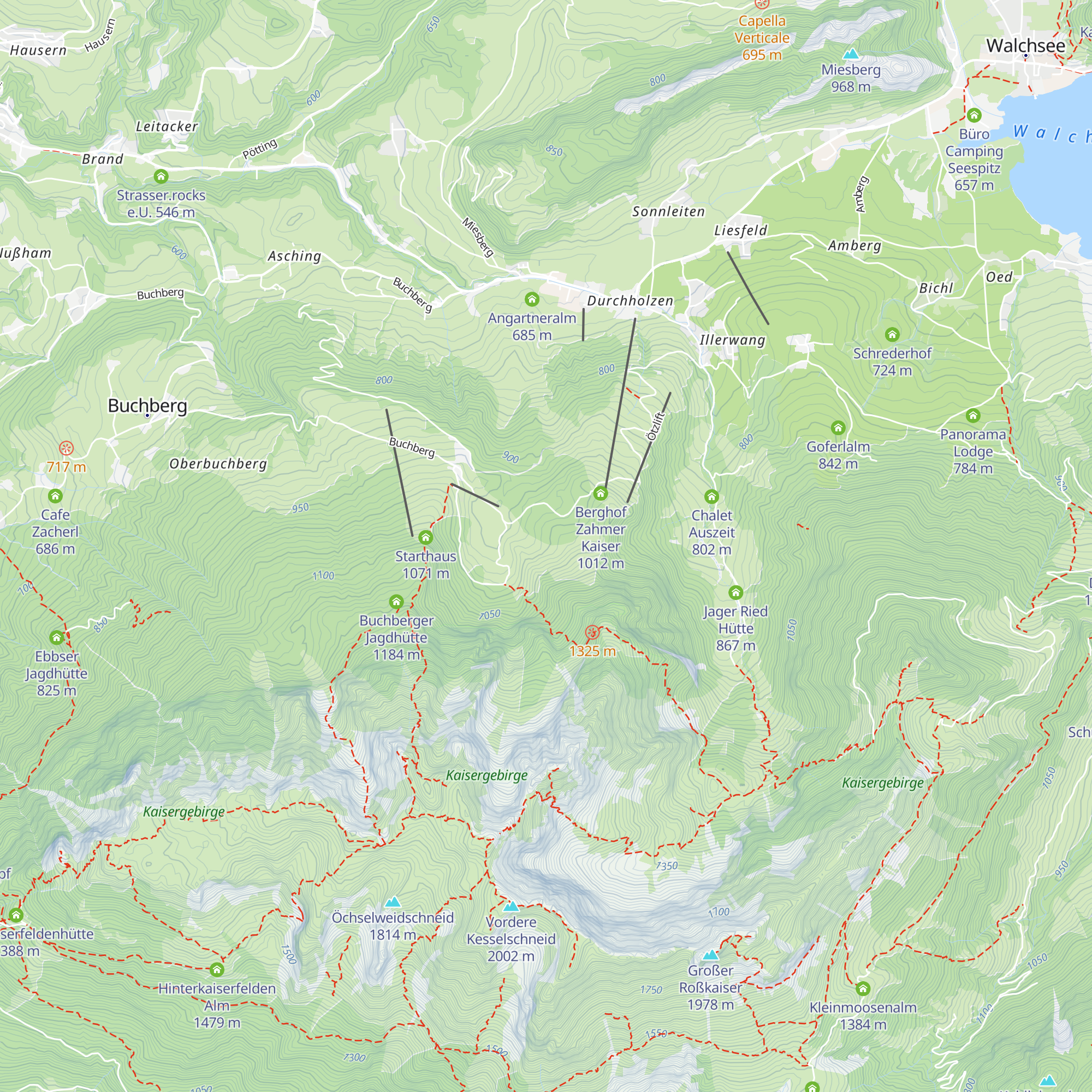 Schobert-Alm map