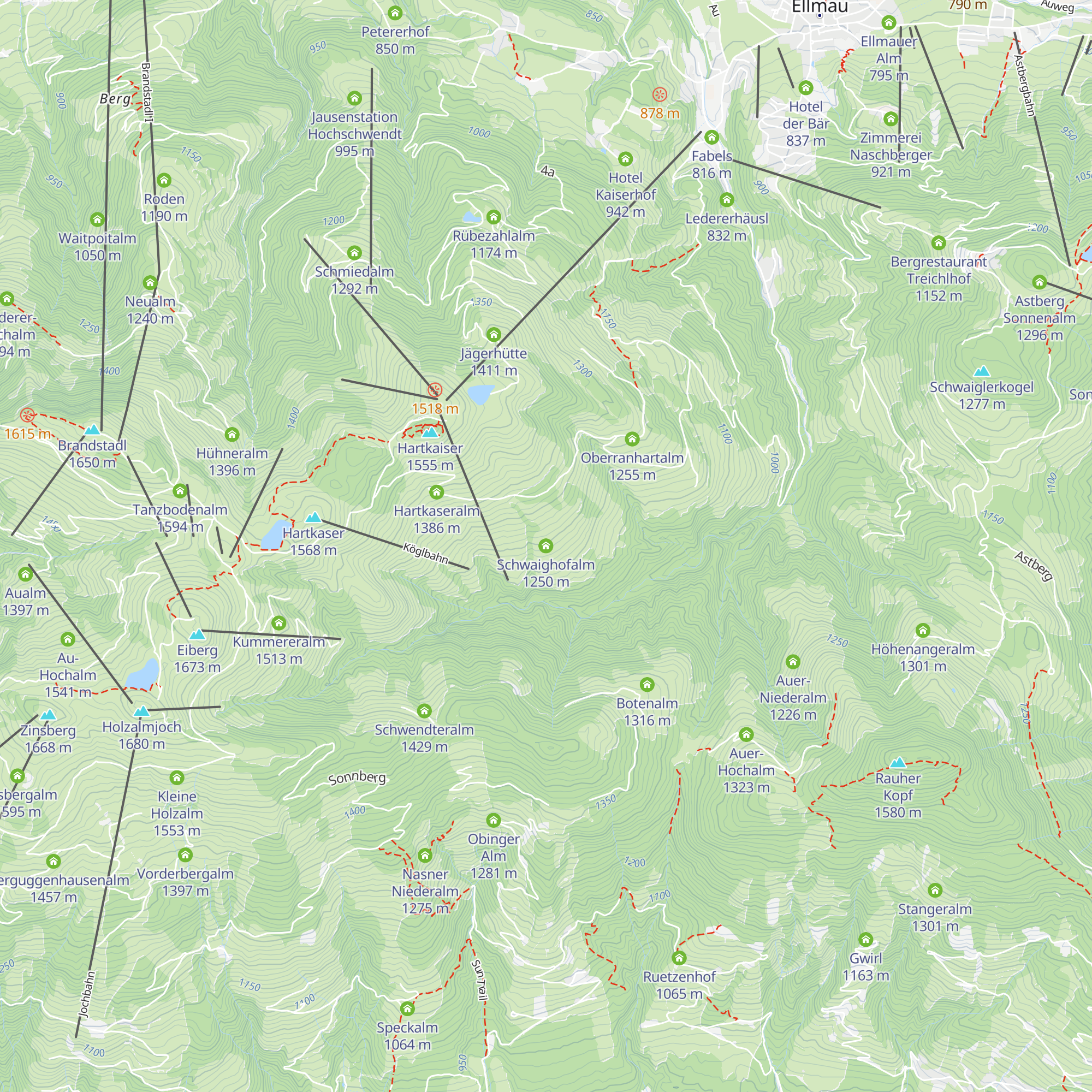 Schwaighofalm map