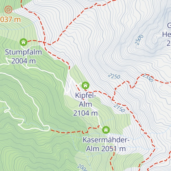 Map of Kipfel-Alm