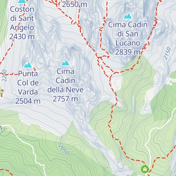 Map of Maraia Cima Bassa
