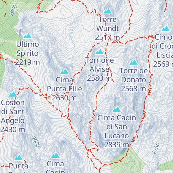 Map of Punta Anna