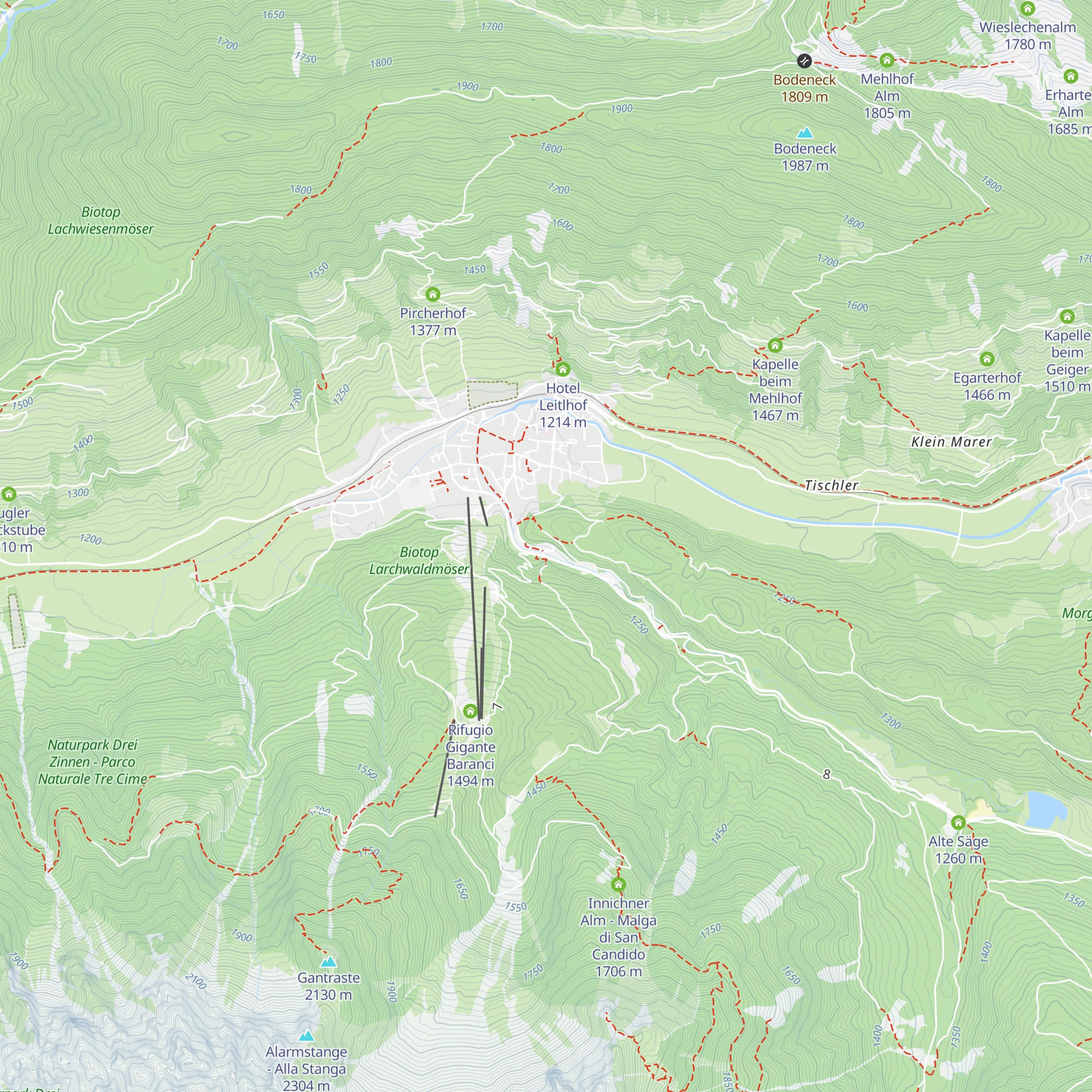 Paradiso map