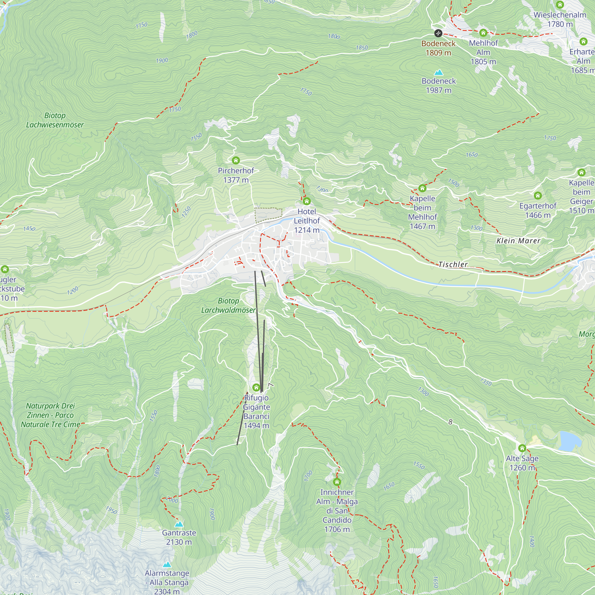 Paradiso map