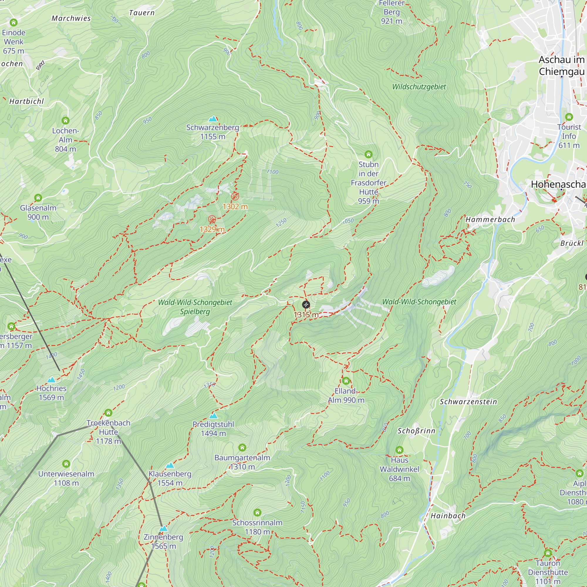 Piedlkaser map