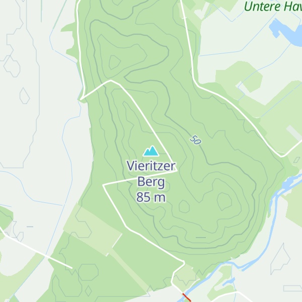 Map of Vieritzer Berg