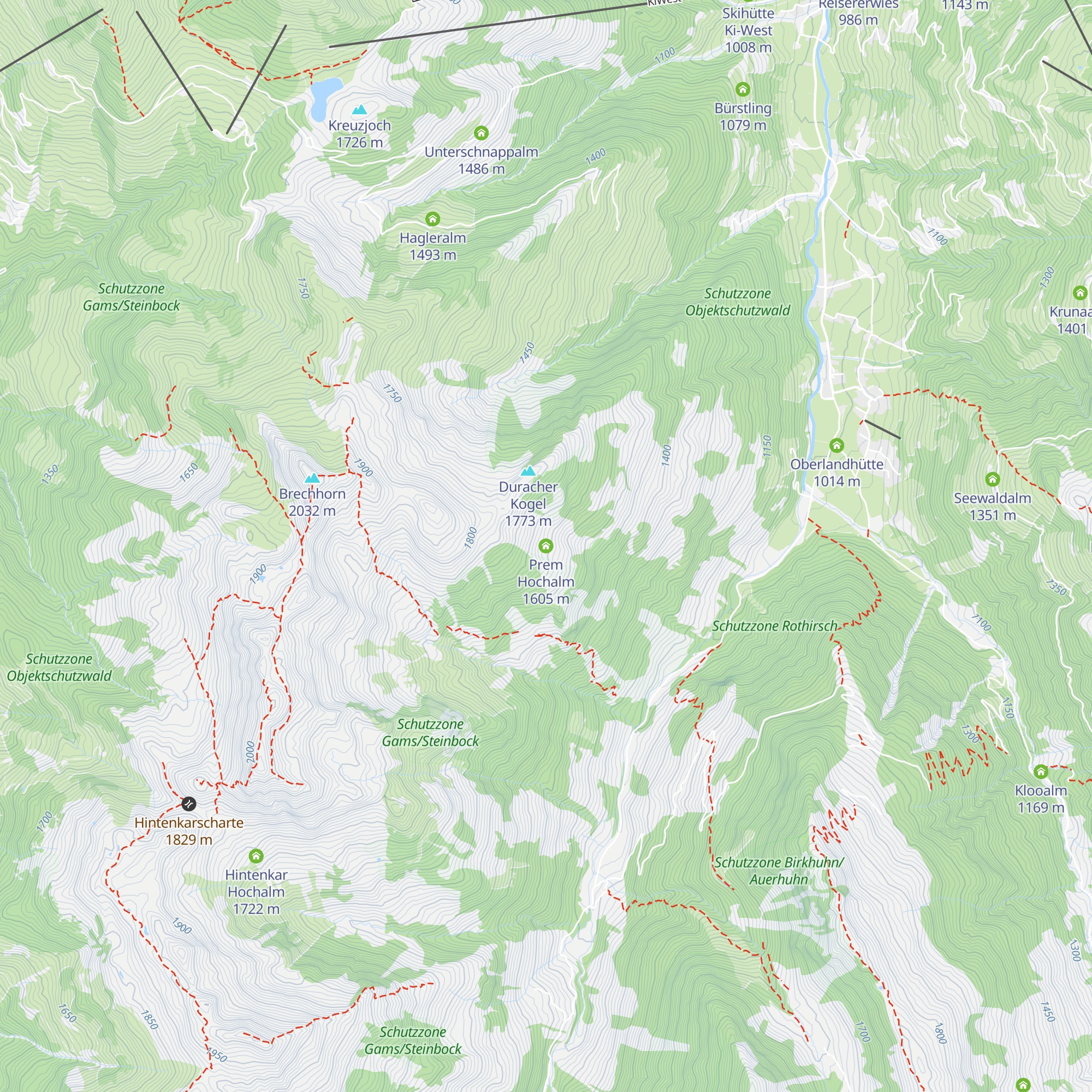 Prem Hochalm map