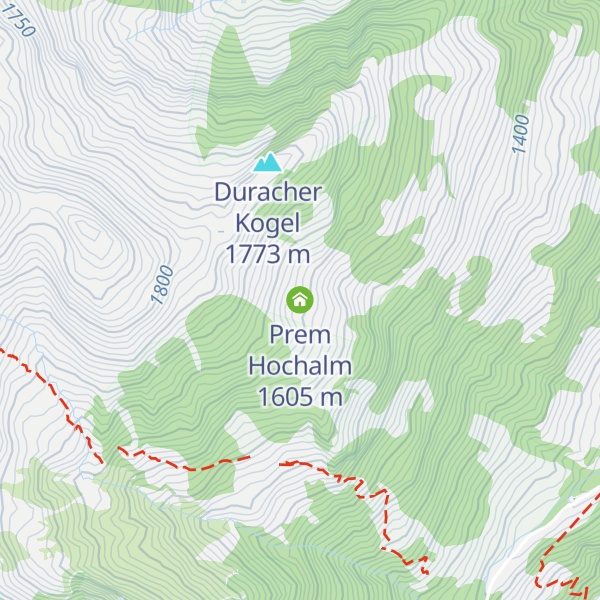 Map of Prem Hochalm