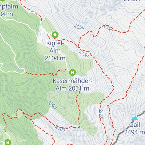 Map of Kasermähder-Alm