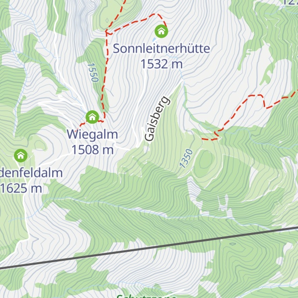 Map of Lichteneggalm