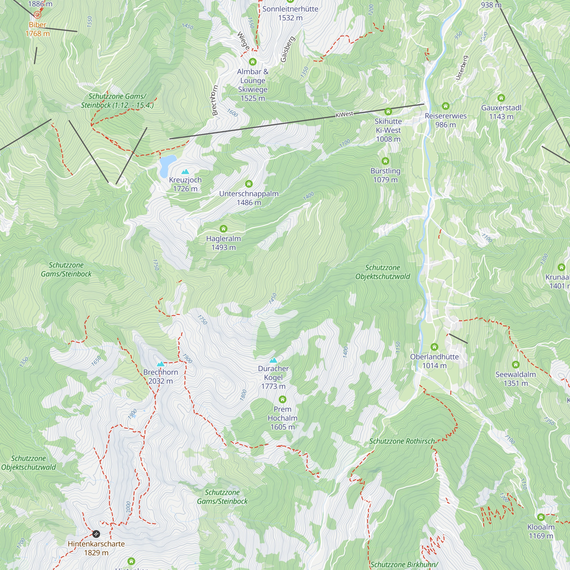Foissenkaralm map