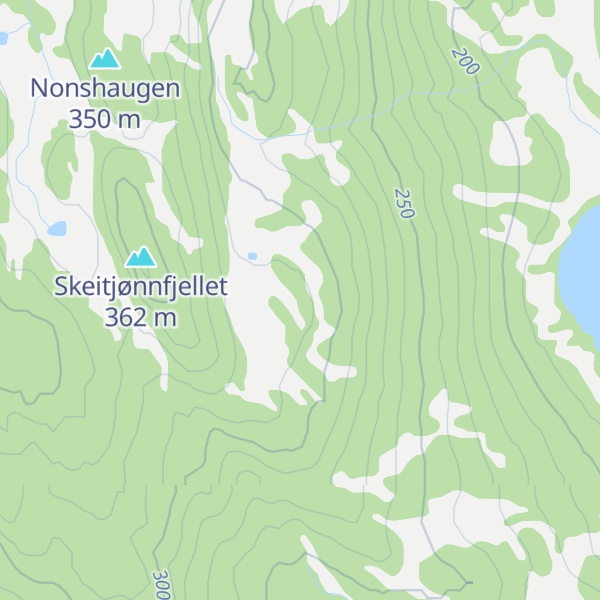 Map of Skeitjønnåsen