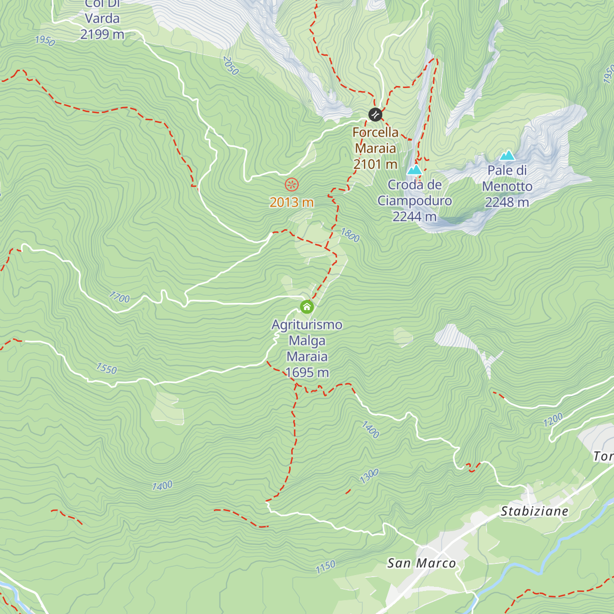 Agriturismo Malga Maraia map