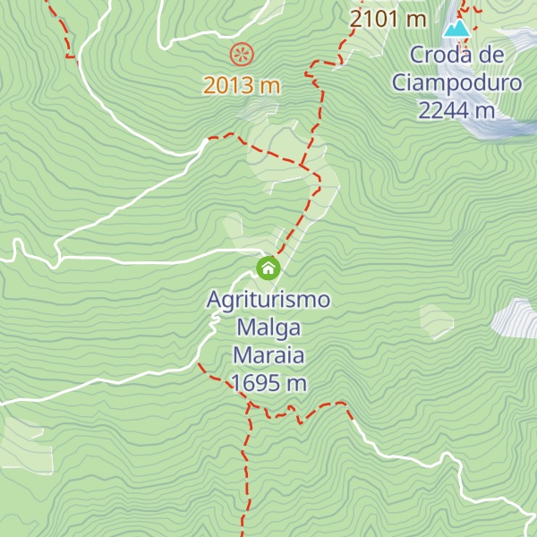 Map of Agriturismo Malga Maraia