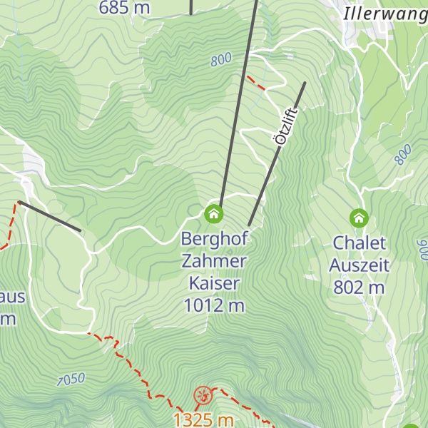 Map of Berghof Zahmer Kaiser