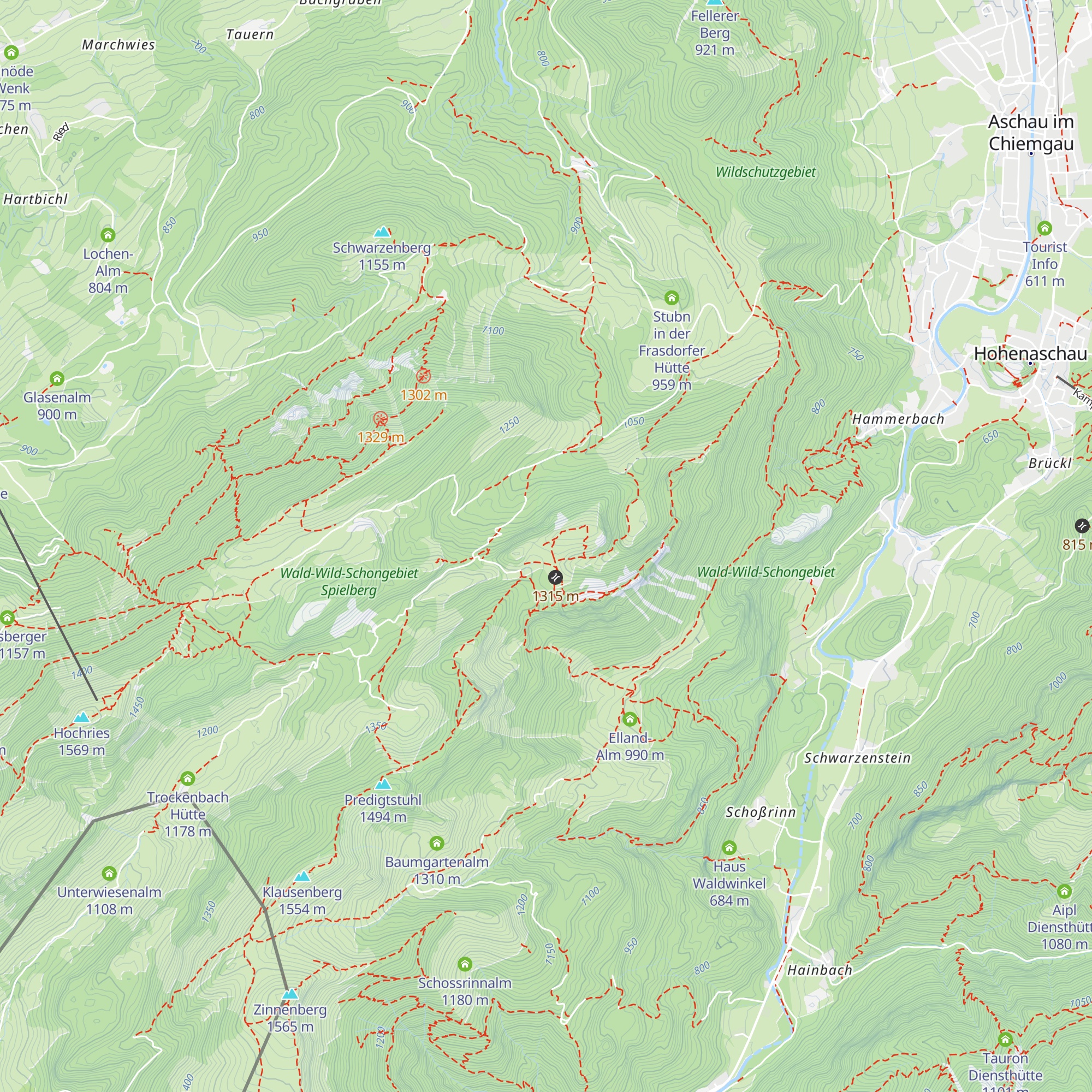 Marchlkaser map