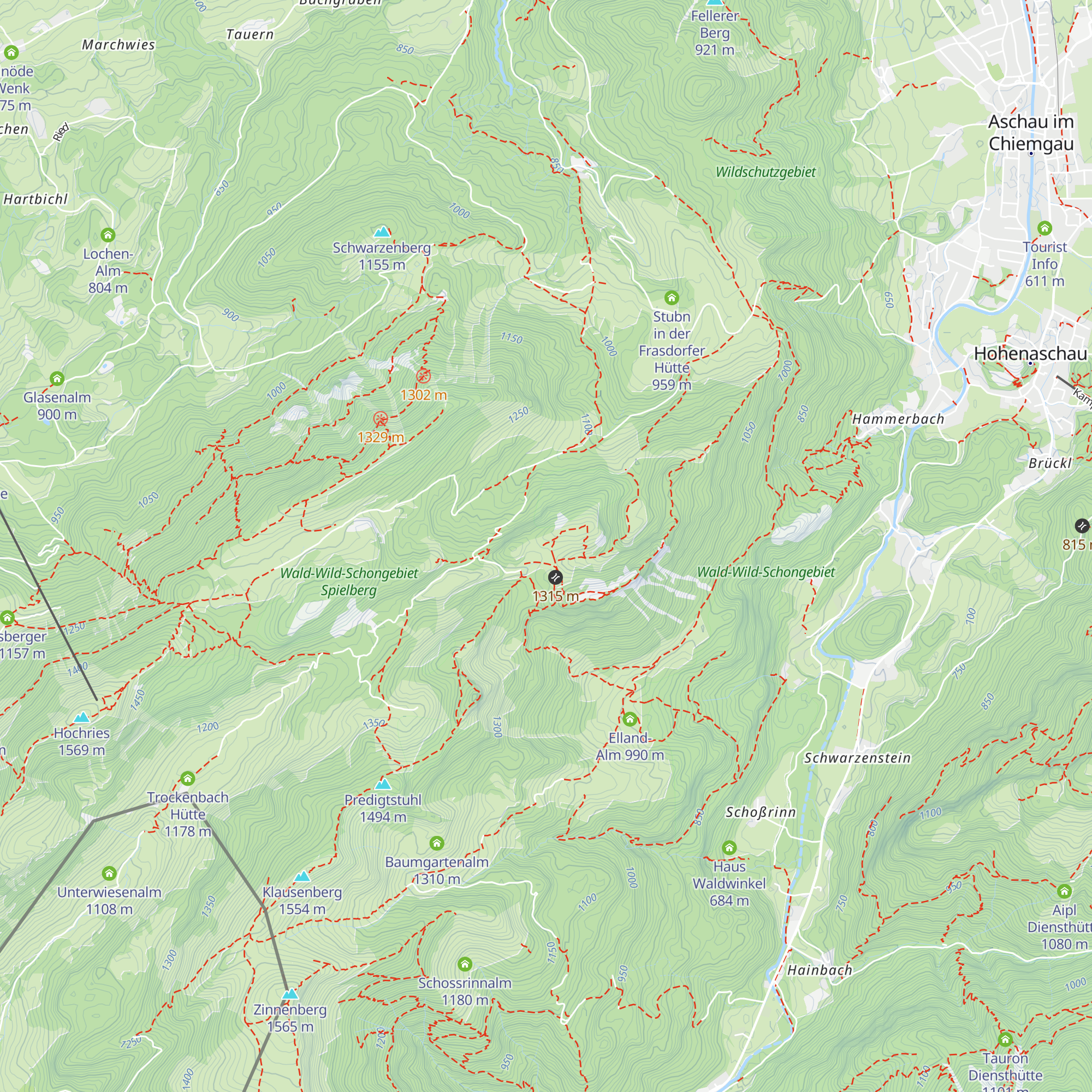 Marchlkaser map